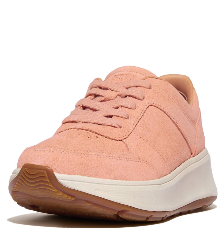 F-Mode Suède Flatform sneakers A89 Blushy