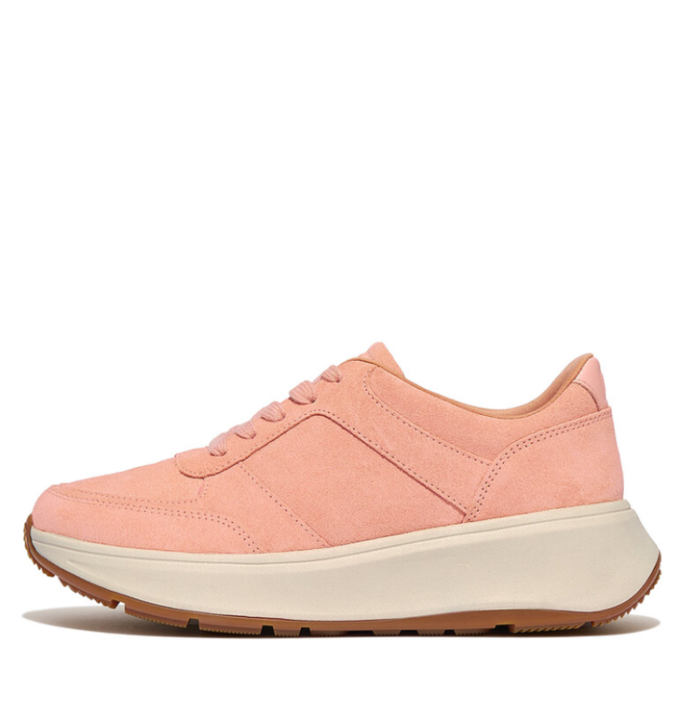 F-Mode Suède Flatform sneakers A89 Blushy