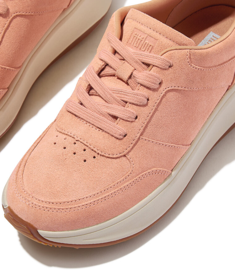 F-Mode Suède Flatform sneakers A89 Blushy