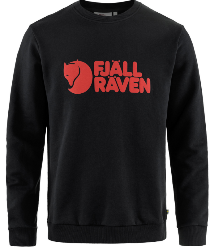 Fjällräven Logo Sweater Men 550 black
