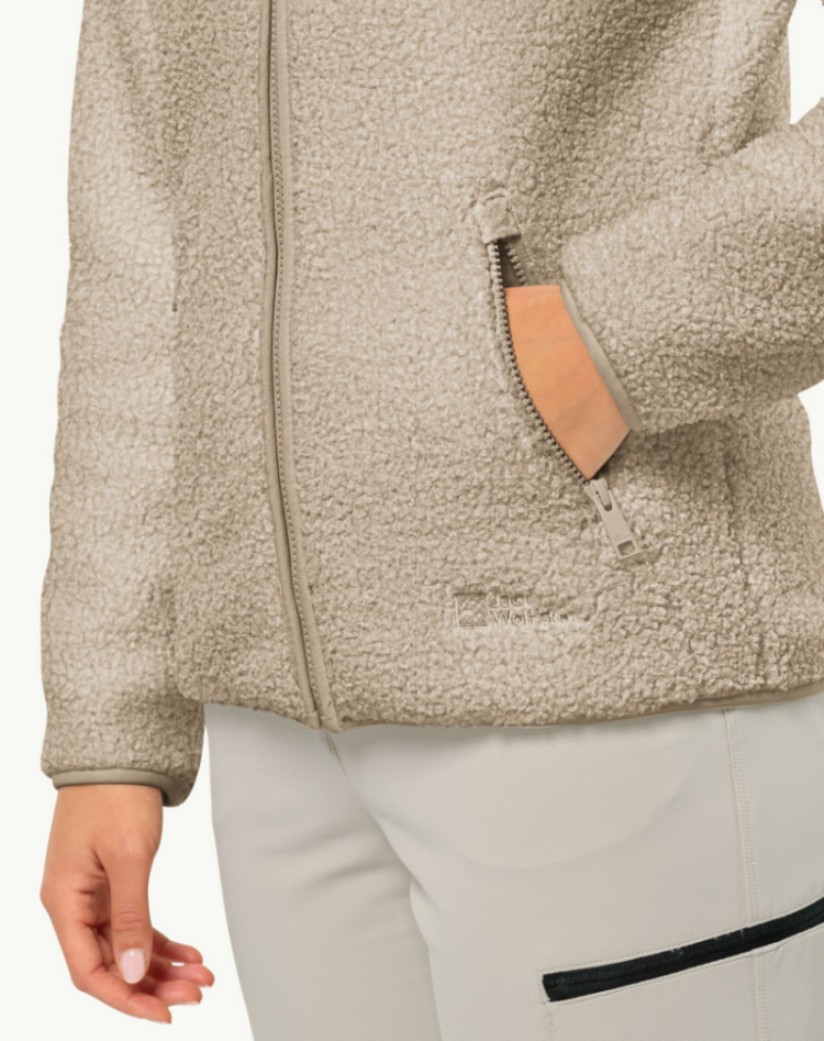 High Curl Jacket Women A0030 anis
