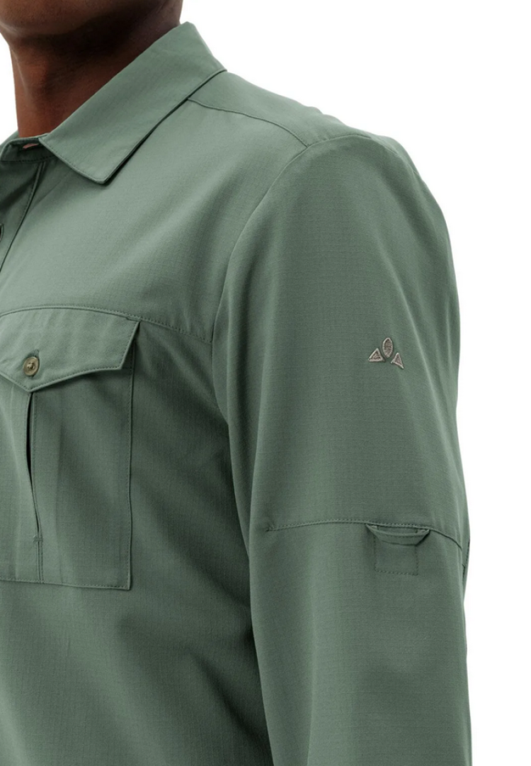 Me Rosemoor LS Shirt II 123 agave