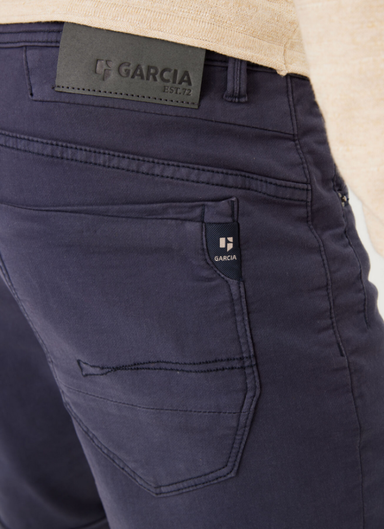 Rocko Short stretch met touwtjes 292 dark moon