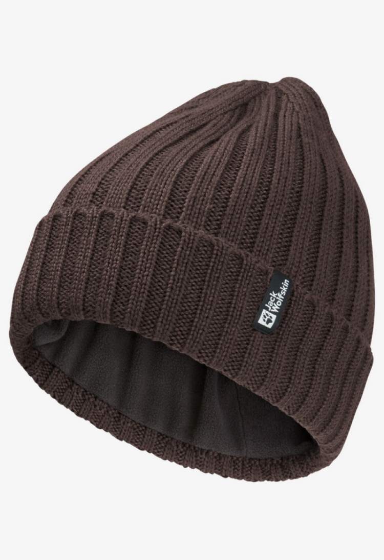 Rib Knit Beanie D0108 Peat