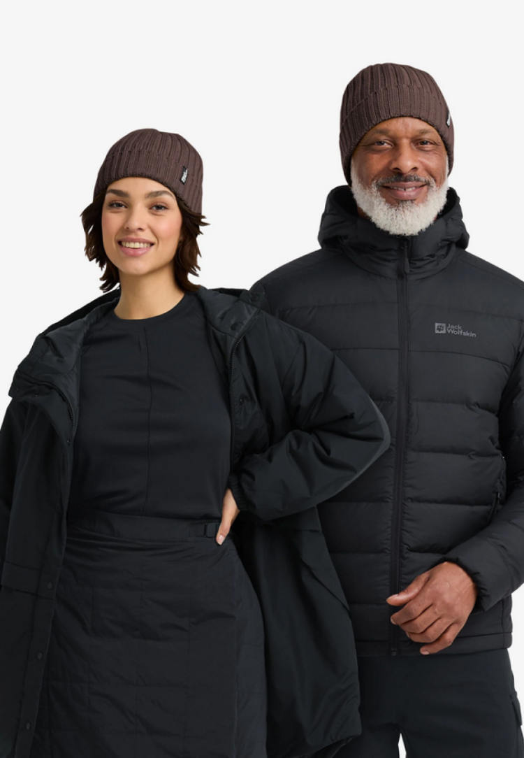 Rib Knit Beanie D0108 Peat