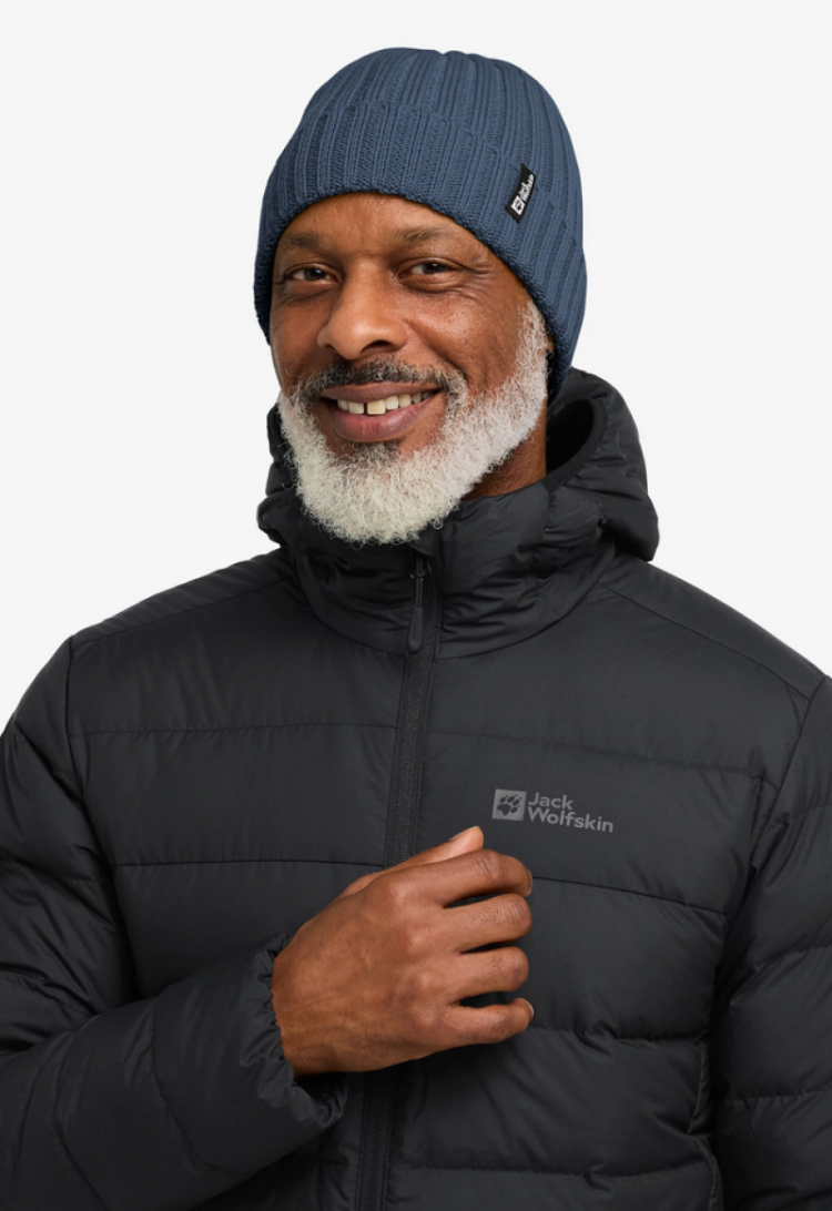 Rib Knit Beanie C0412 Midnight Sky