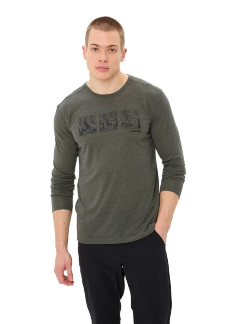 Me Rosemoor LS T-shirt III 161 khaki