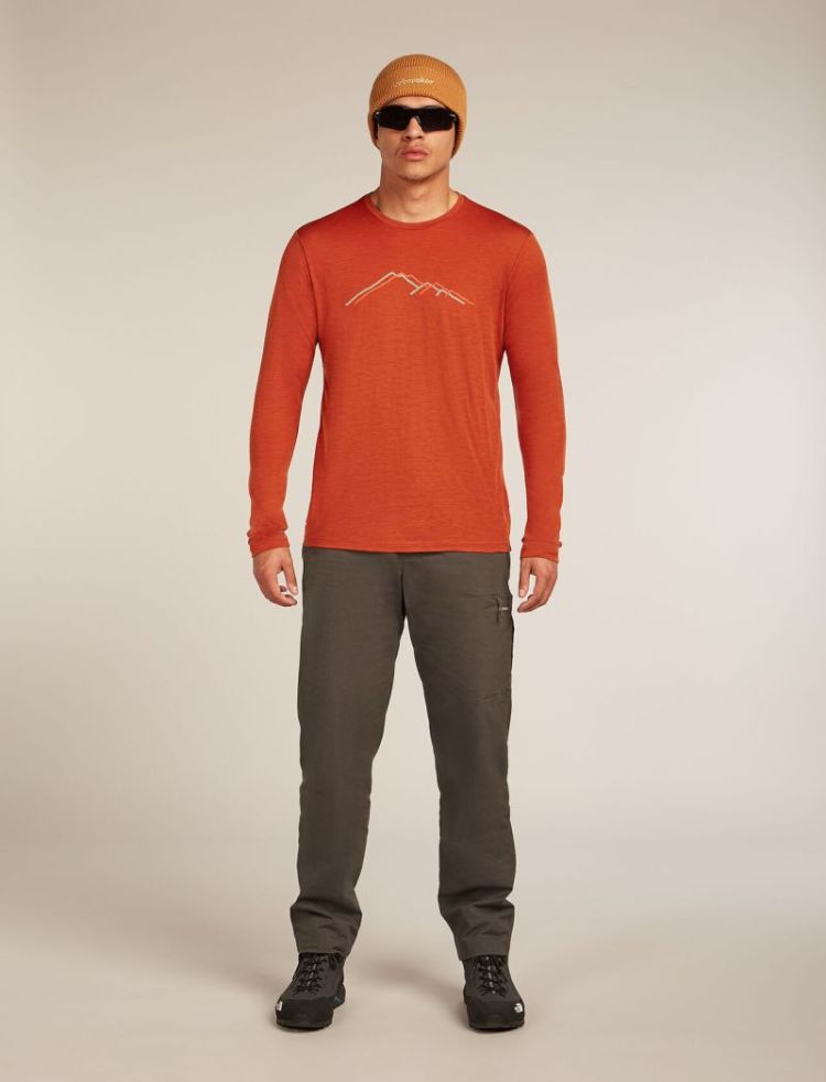 Me Tech Lite LS Tee Rain Ridge 0GS Agate
