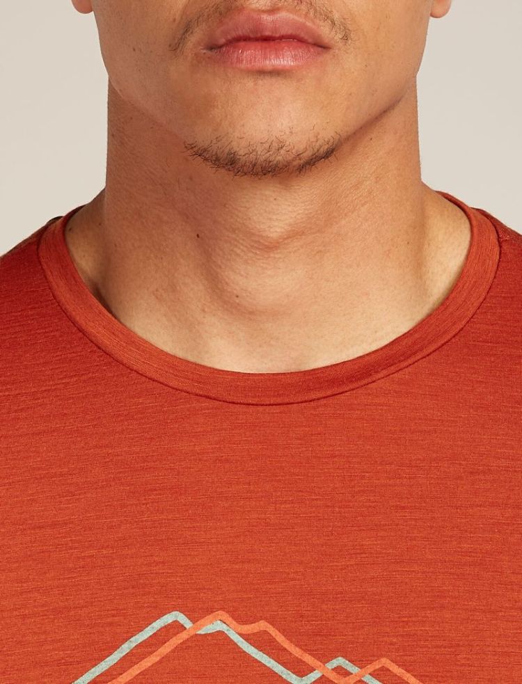Me Tech Lite LS Tee Rain Ridge 0GS Agate
