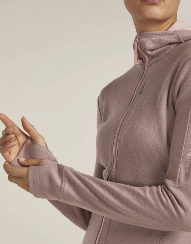 Wo Quantum IV LS Zip Hoody 260 0H6 Summit/Blus