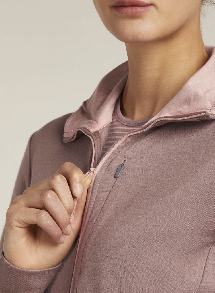 Wo Quantum IV LS Zip Hoody 260 0H6 Summit/Blus