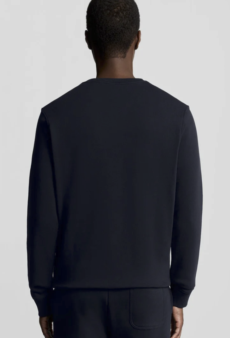 Cotton Crew Neck Sweatshirt Z271 dark navy