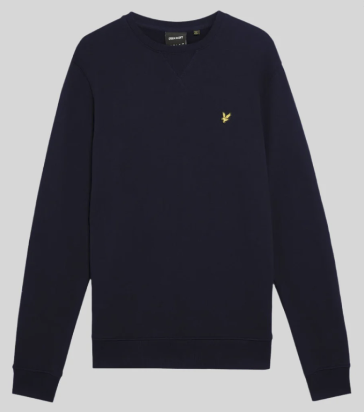 Cotton Crew Neck Sweatshirt Z271 dark navy