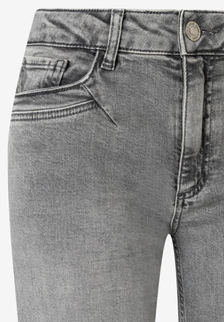 Jeansbroek rechte pijpen Marlene 0965 mid grey d