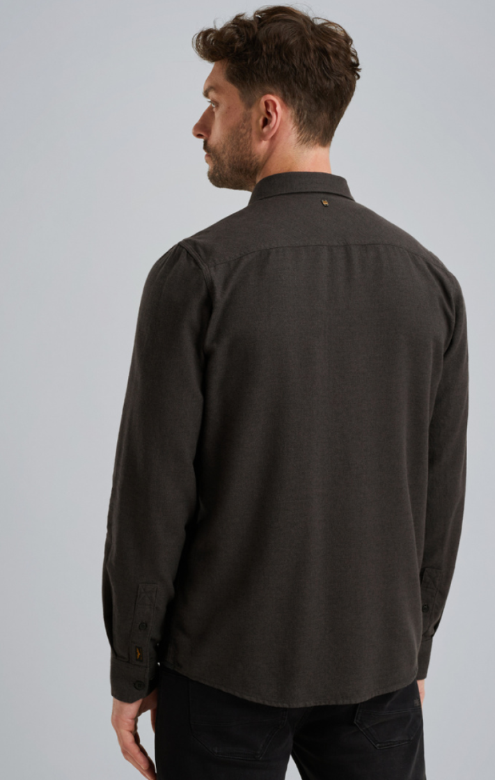 Hemd effen LM Actie 9067 jet black