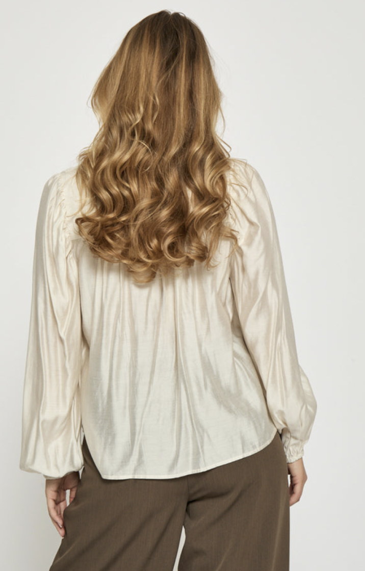 Beth Shirt speciale mouw 0011 gardenia