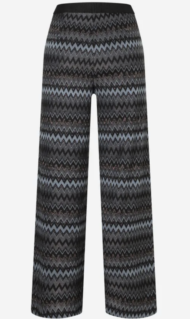 Broek Missoni 3790 lurex zickzack jersey
