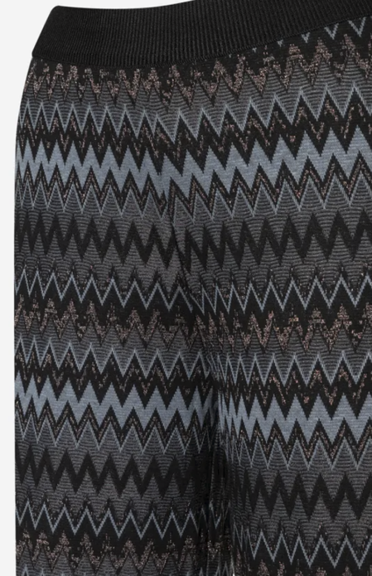 Broek Missoni 3790 lurex zickzack jersey
