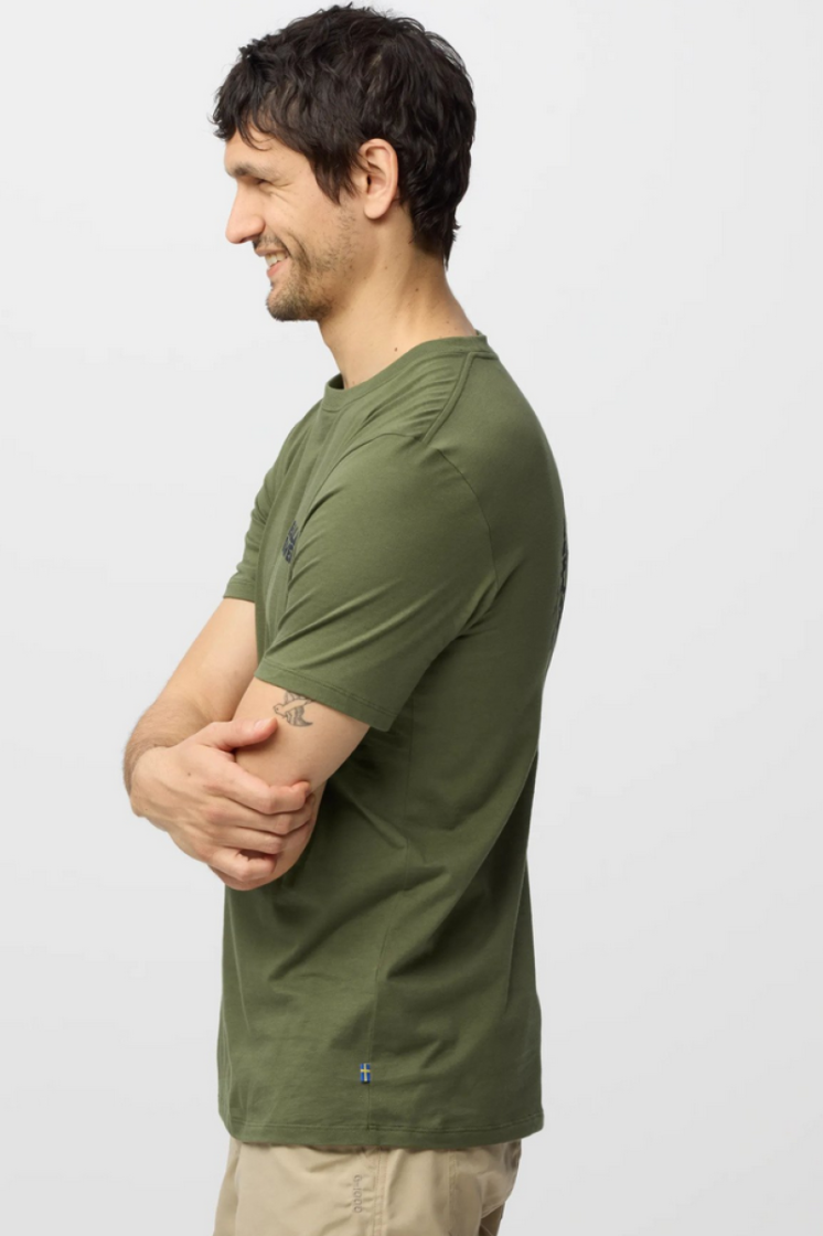 Swedish Forest T-shirt Men (m backprint) 620 green
