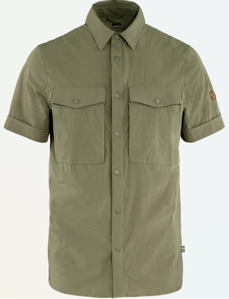 Abisko Trekking Shirt SS Me 622 light olive