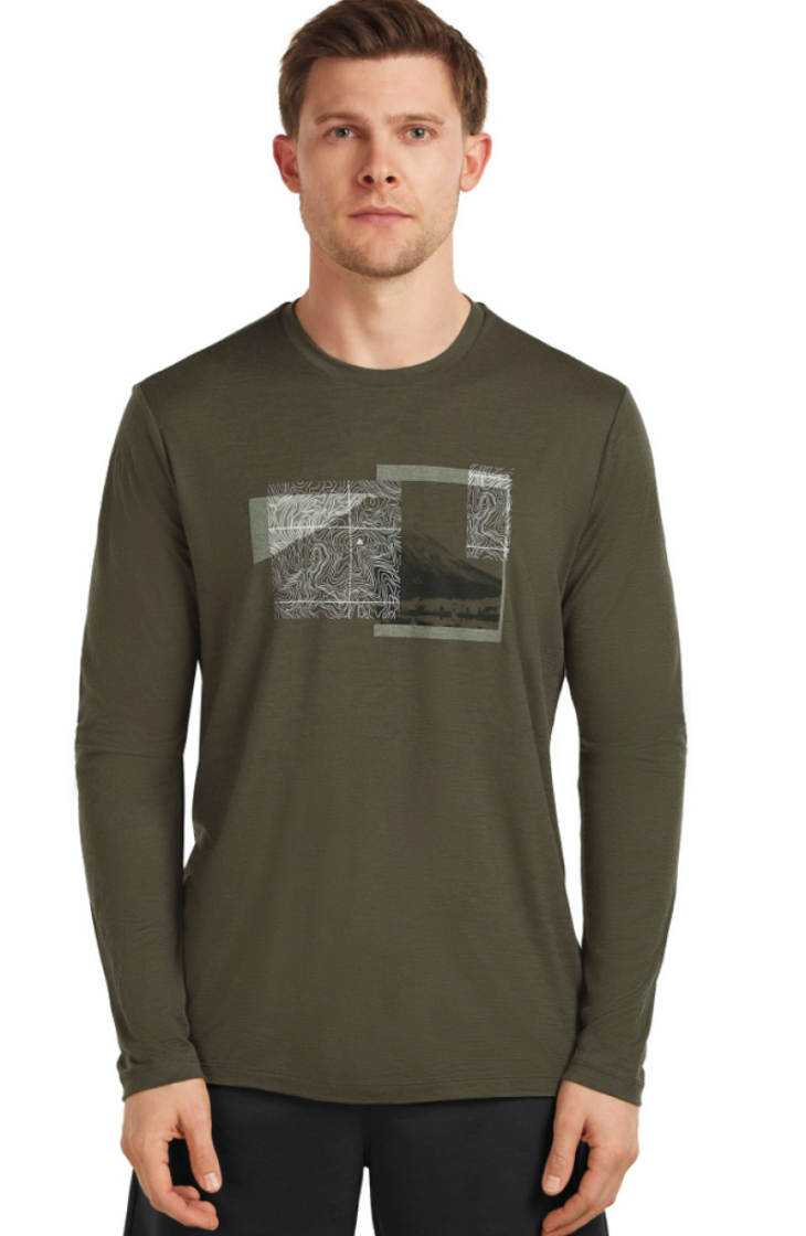 150 Lite Tech LS Tee Peak Bal 0L1 Dark Loden