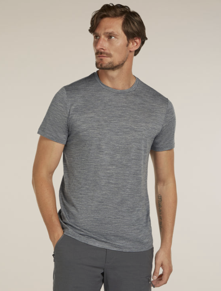 Men 150 Tech Lite III SS Tee 013 Gritstone Heather