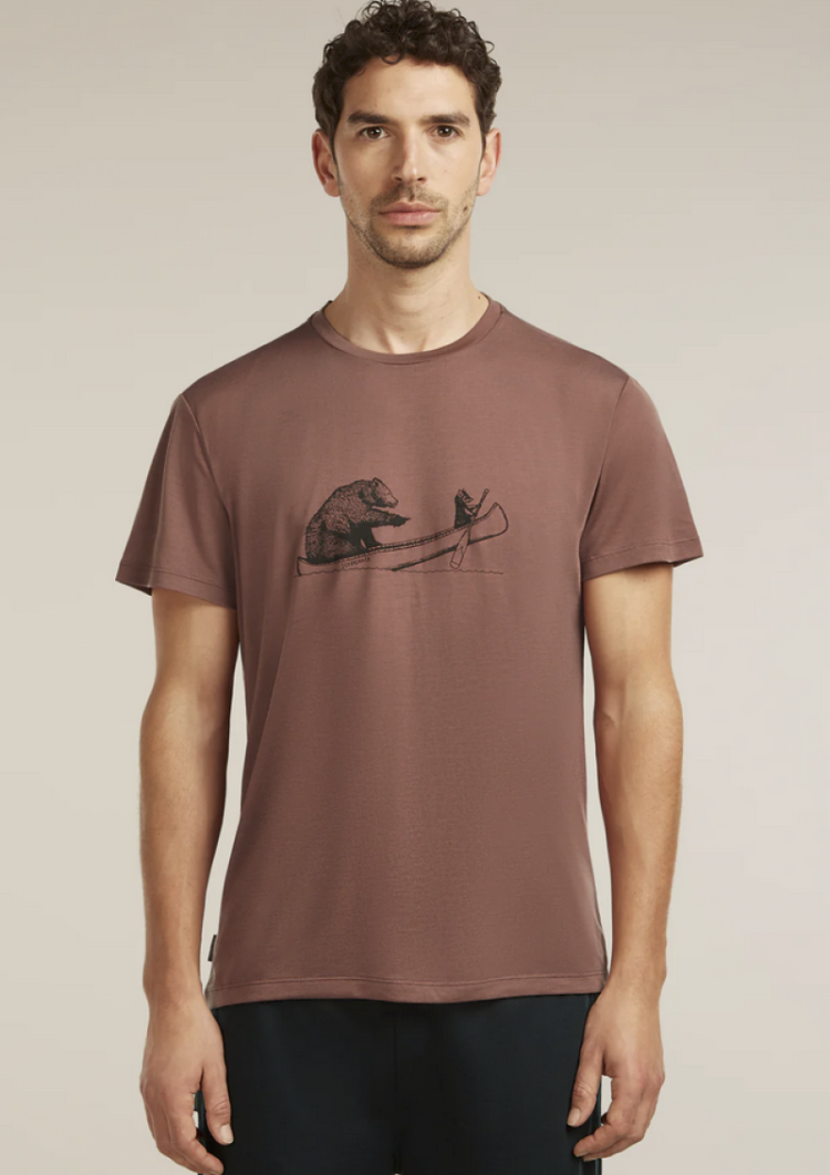 Core SS Tee Canoe Companions 0B1 Carob