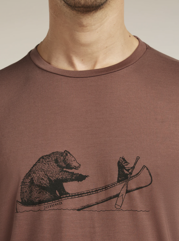 Core SS Tee Canoe Companions 0B1 Carob