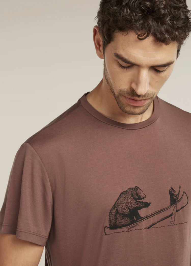 Core SS Tee Canoe Companions 0B1 Carob