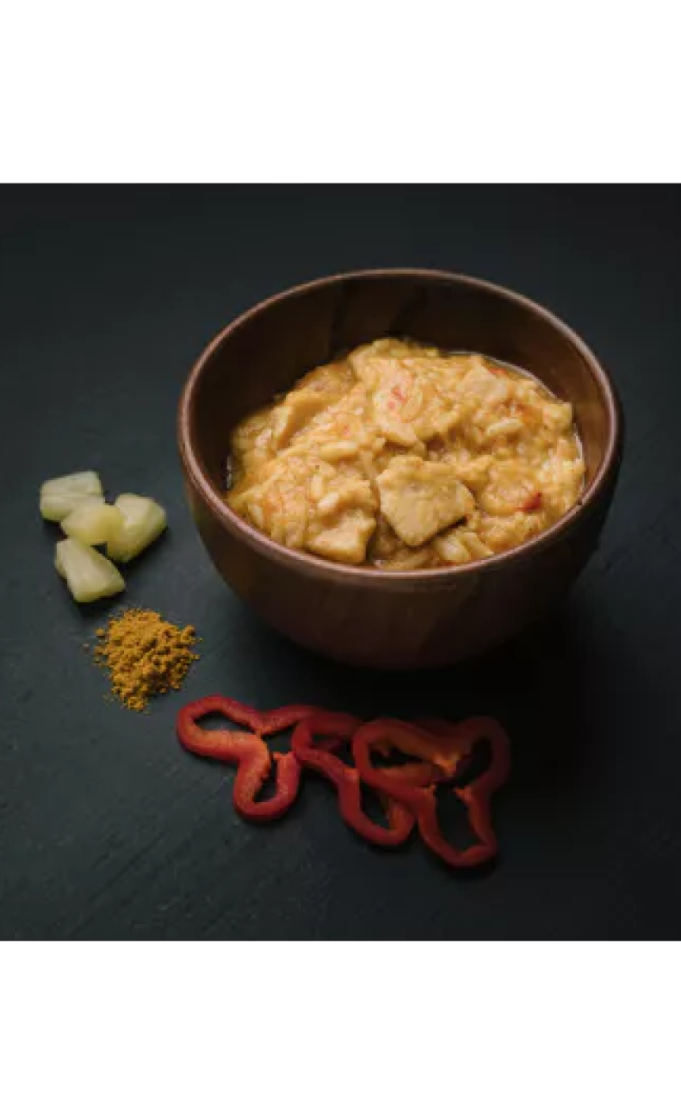 Kip met curry (lactose vrij) 