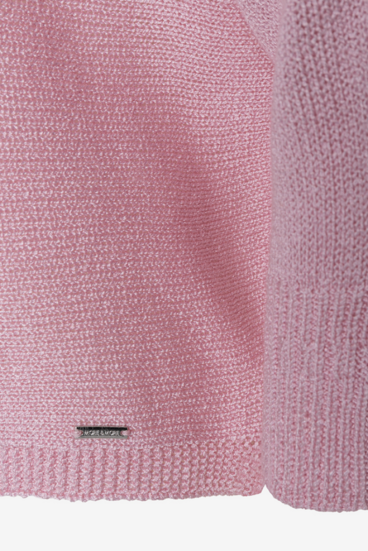 Dolman Pullover hlm breder van model  0825 sorbet rose