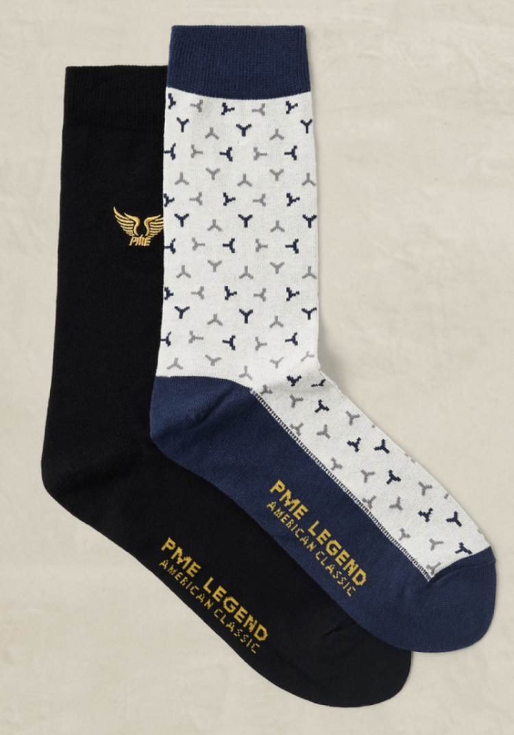 Sokken 2-pack 4196 Gull