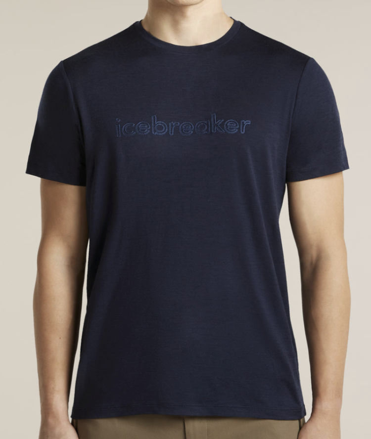 Men M 150 Tech Lite SS Tee Icebreaker Stitchline 401 Midnight Na