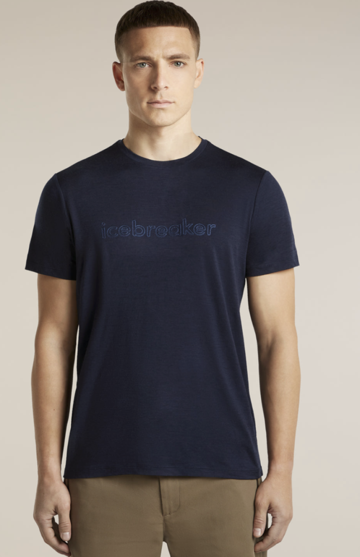 Men M 150 Tech Lite SS Tee Icebreaker Stitchline 401 Midnight Na