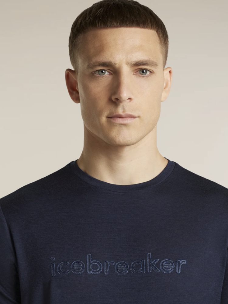 Men M 150 Tech Lite SS Tee Icebreaker Stitchline 401 Midnight Na
