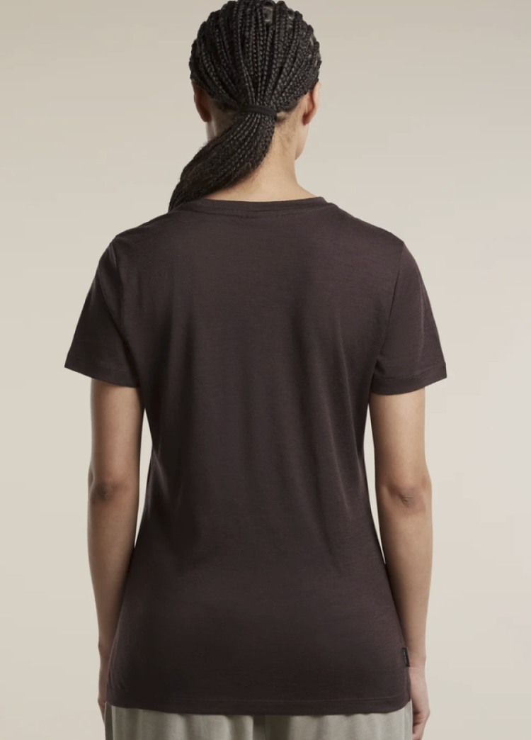 Women 150 Tech Lite SS Tee Peace Pas C99 Bittersweet