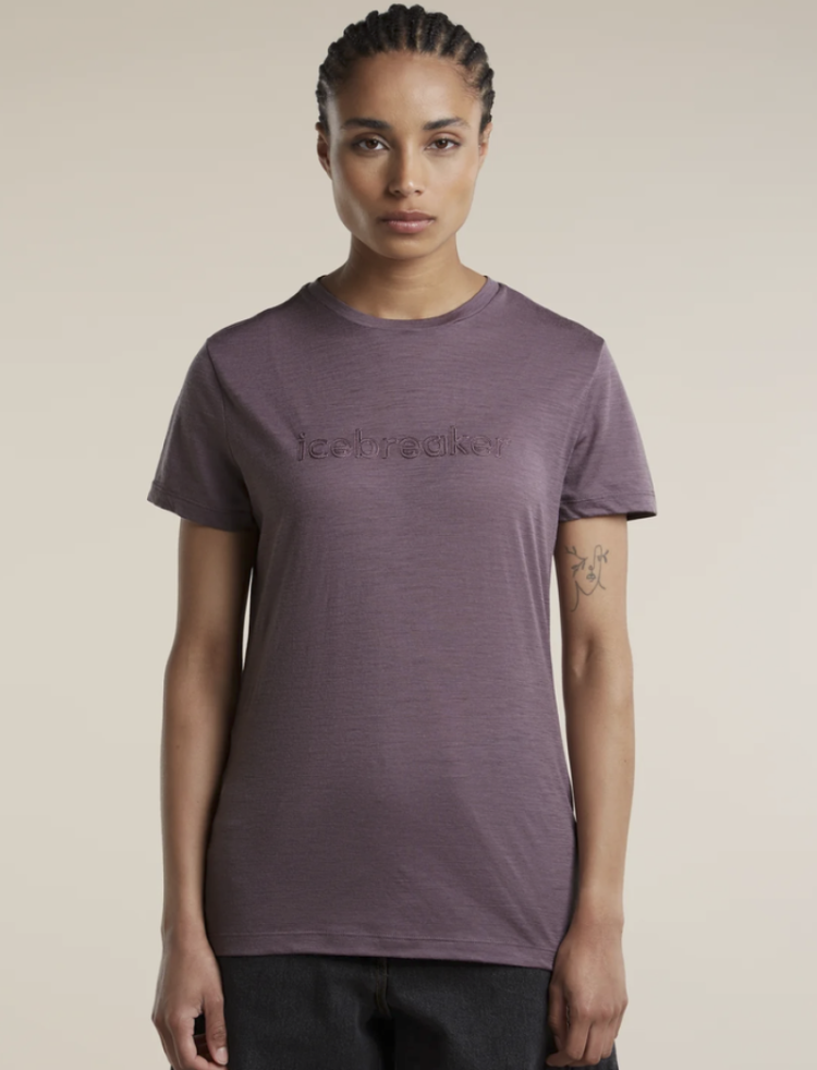 Women 150 Tech Lite SS Tee IB Stitchline 0N1 Grey Plum