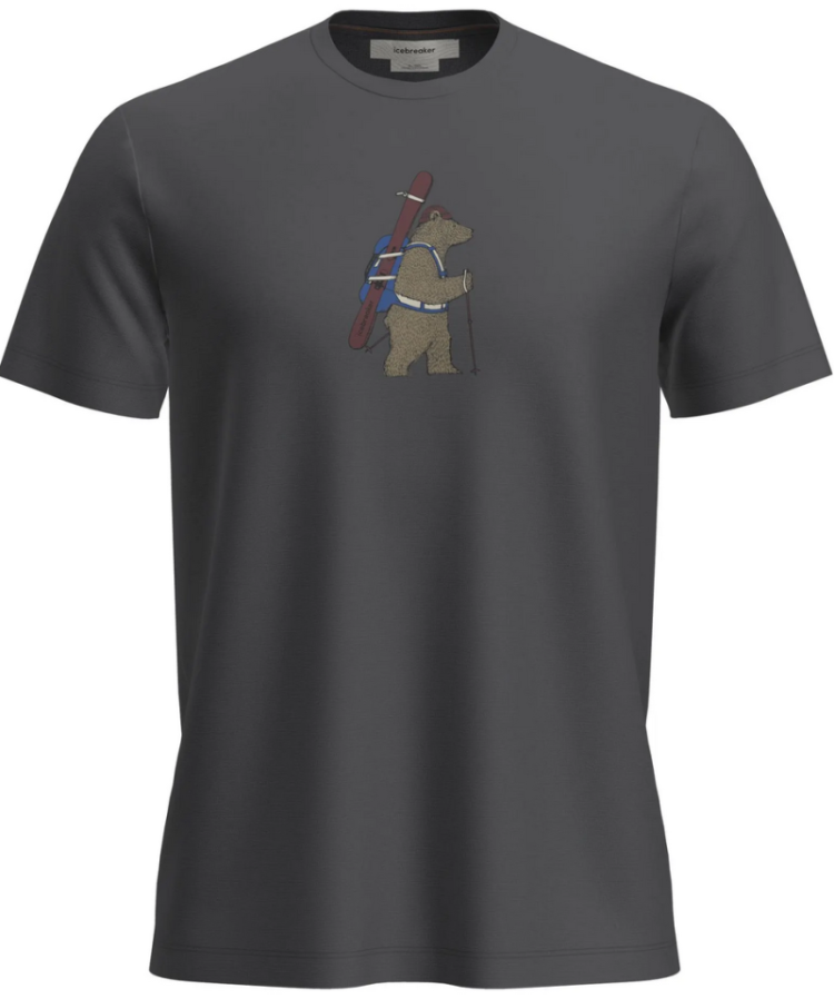 Me Tech Lite SS Tee Bear Tour 0A1 Obsidian
