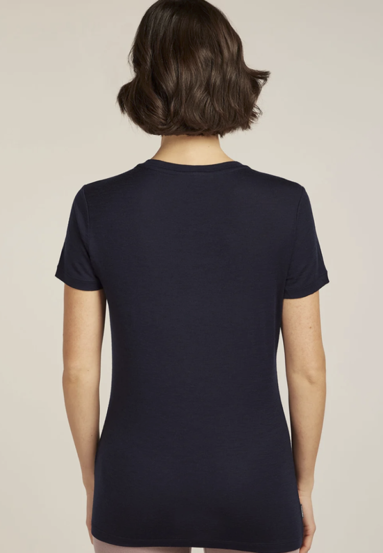 Wo 150 Tech Lite SS Scoop Tee 401 Midnight Na