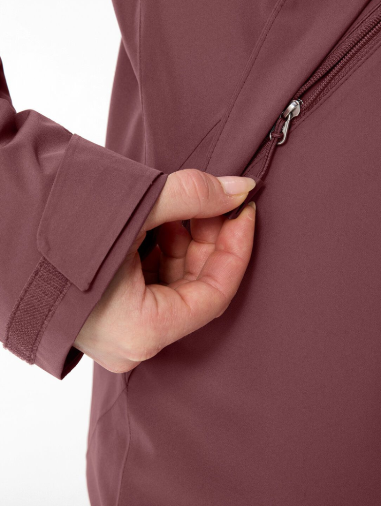 Wo Rosemoor 3in1 Jacket II 348 Ruby Dusk