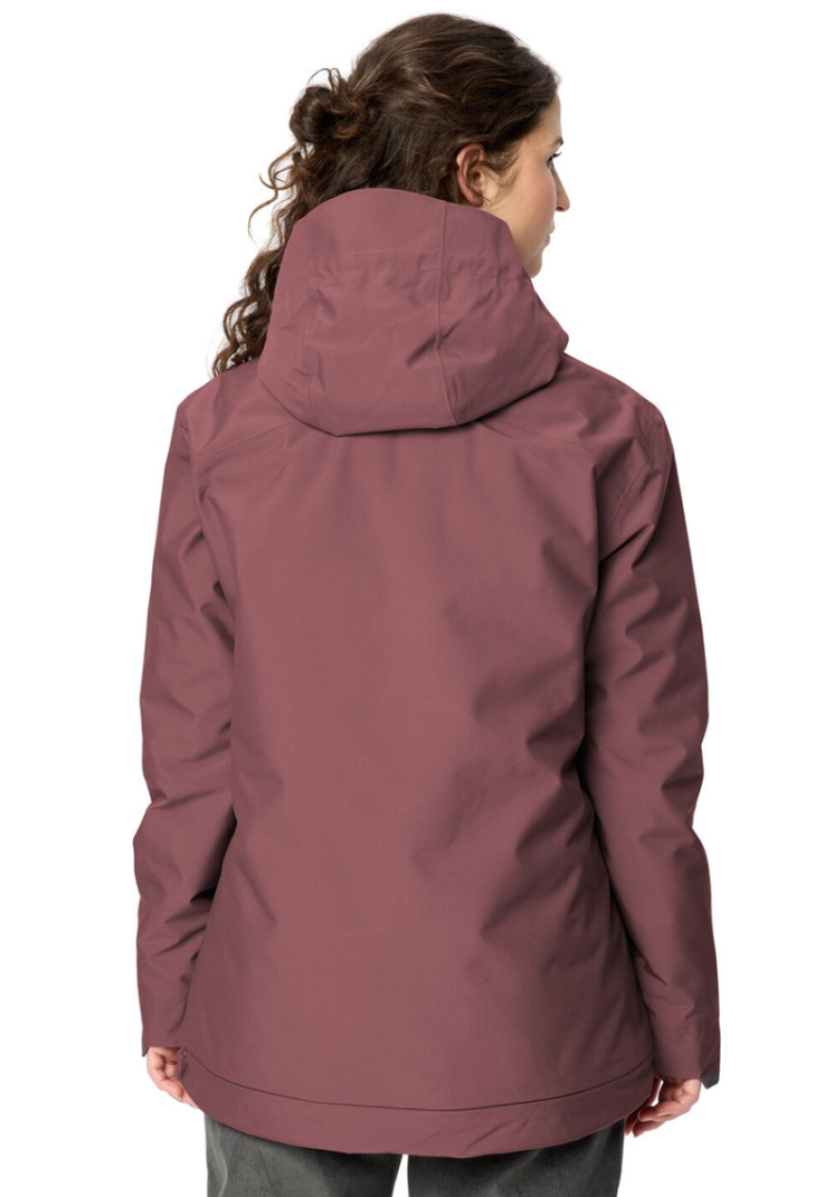 Wo Cyclist Warm Rain Jacket 348 Ruby Dusk