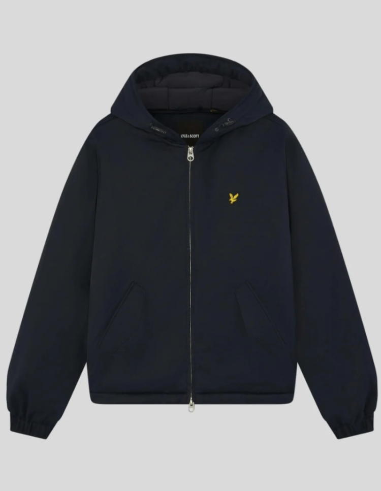 Jas gevoerd met kap Z271 dark navy
