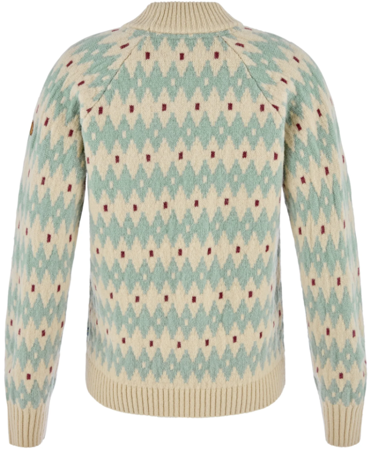 Ovik Jacquard Knit Women 191-674 light beige-misty green