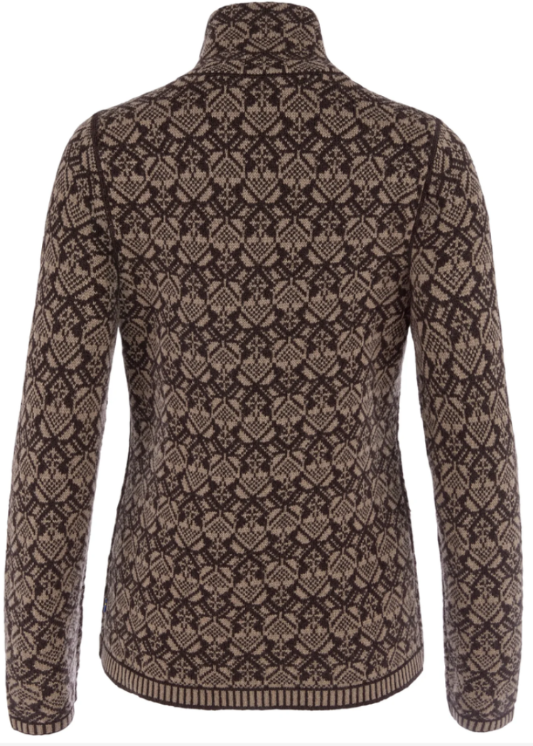 Snow Cardigan Women 244 Suede Brown