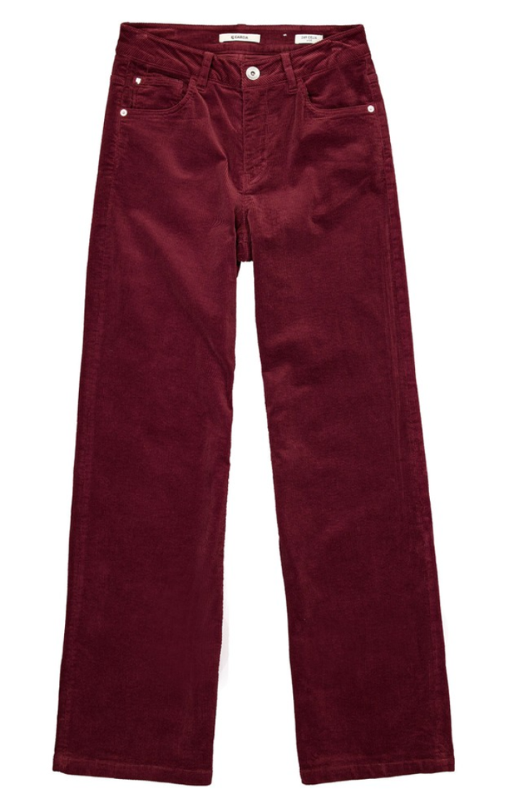 Celia Wide ribfluweel 4081 Rosewood
