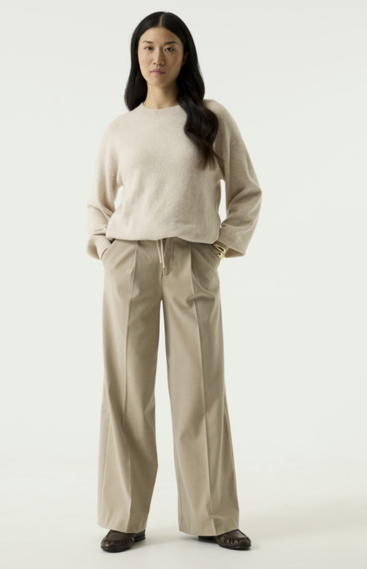 Pull effen striklint onderaan 2542-sand melee