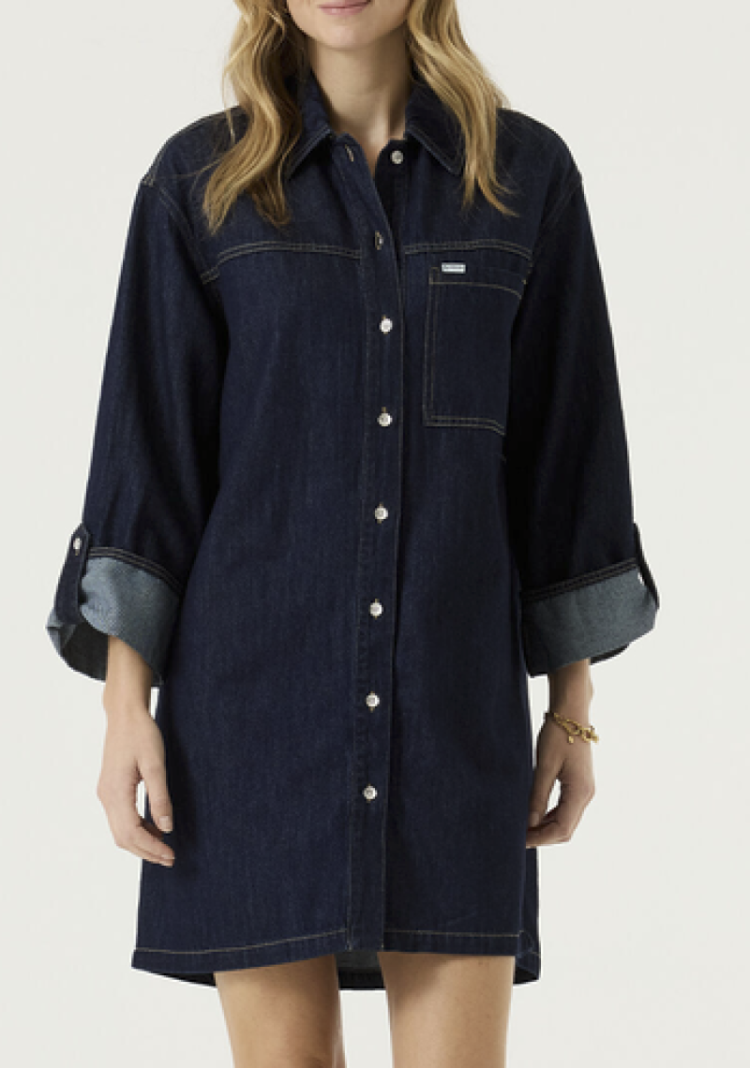 Hemdkleed jeans LM 5032-rinsed