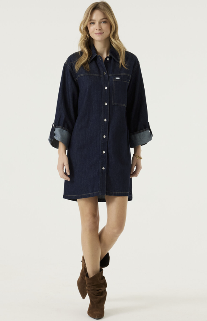 Hemdkleed jeans LM 5032-rinsed