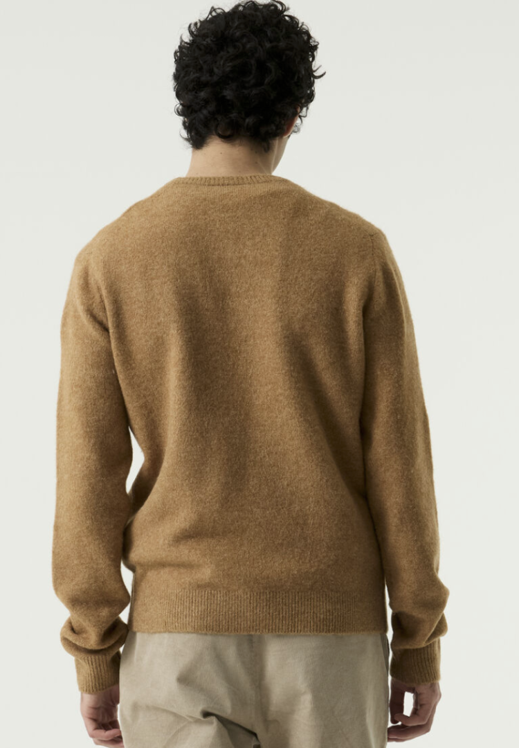 Pull dikker ronde hals zachte kwaliteit 4198-dusted och
