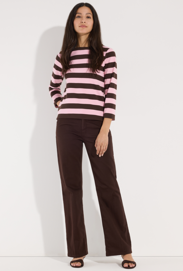 Marlene coloured denim  0279 espresso brown